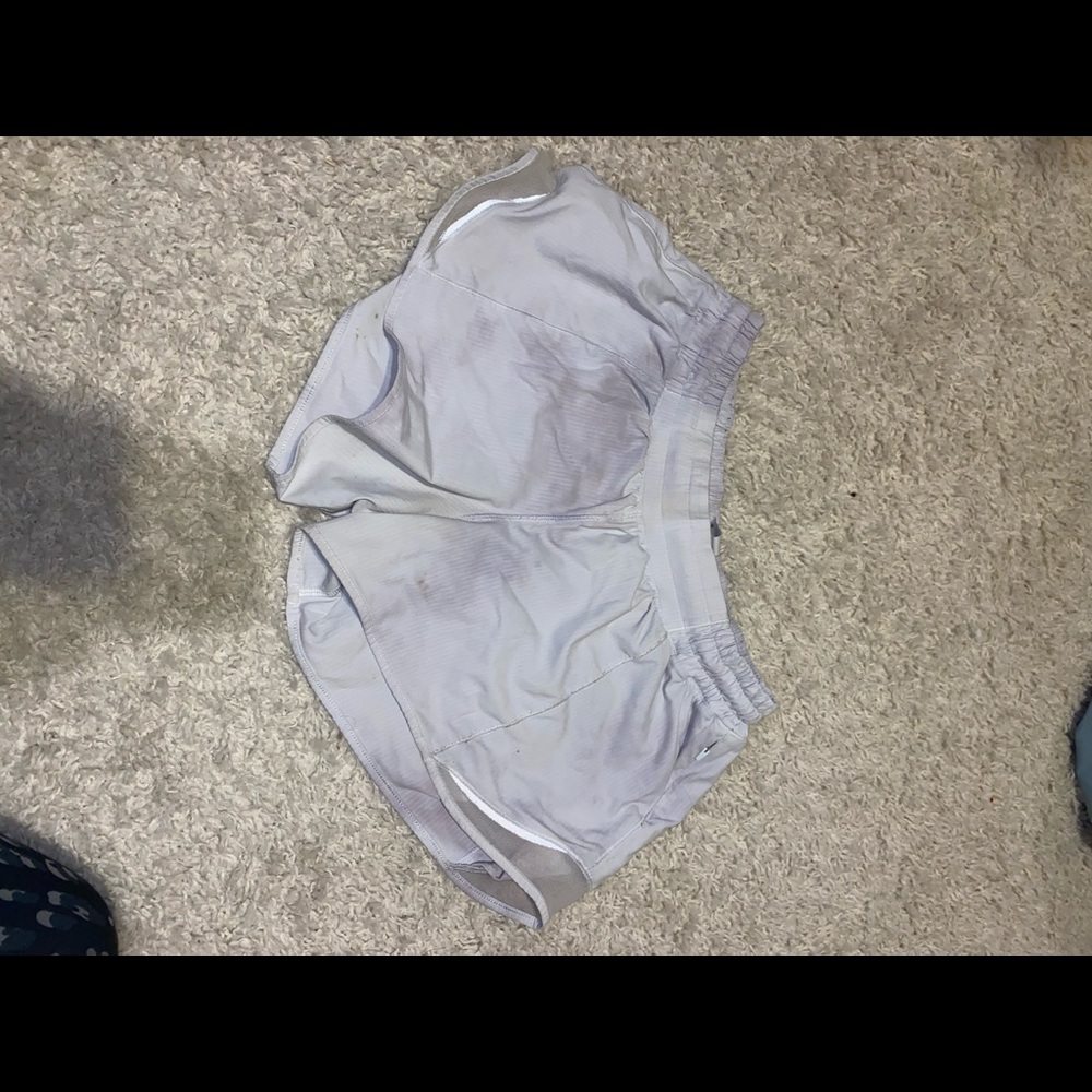 White Lululemon Shorts